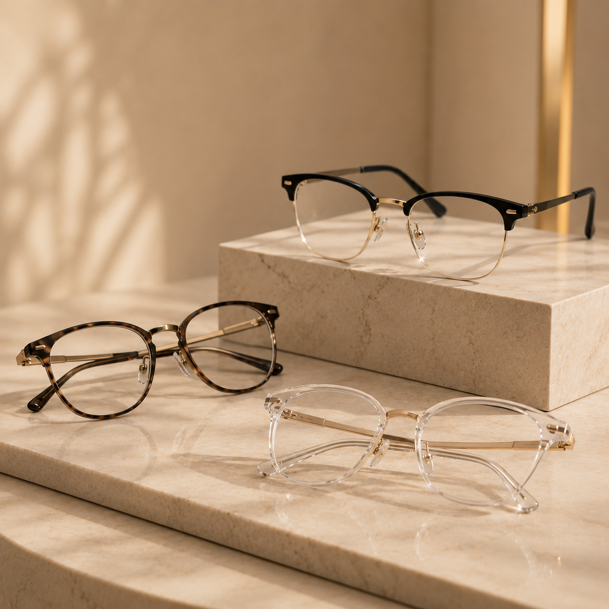Optical Frames at Pure Optics