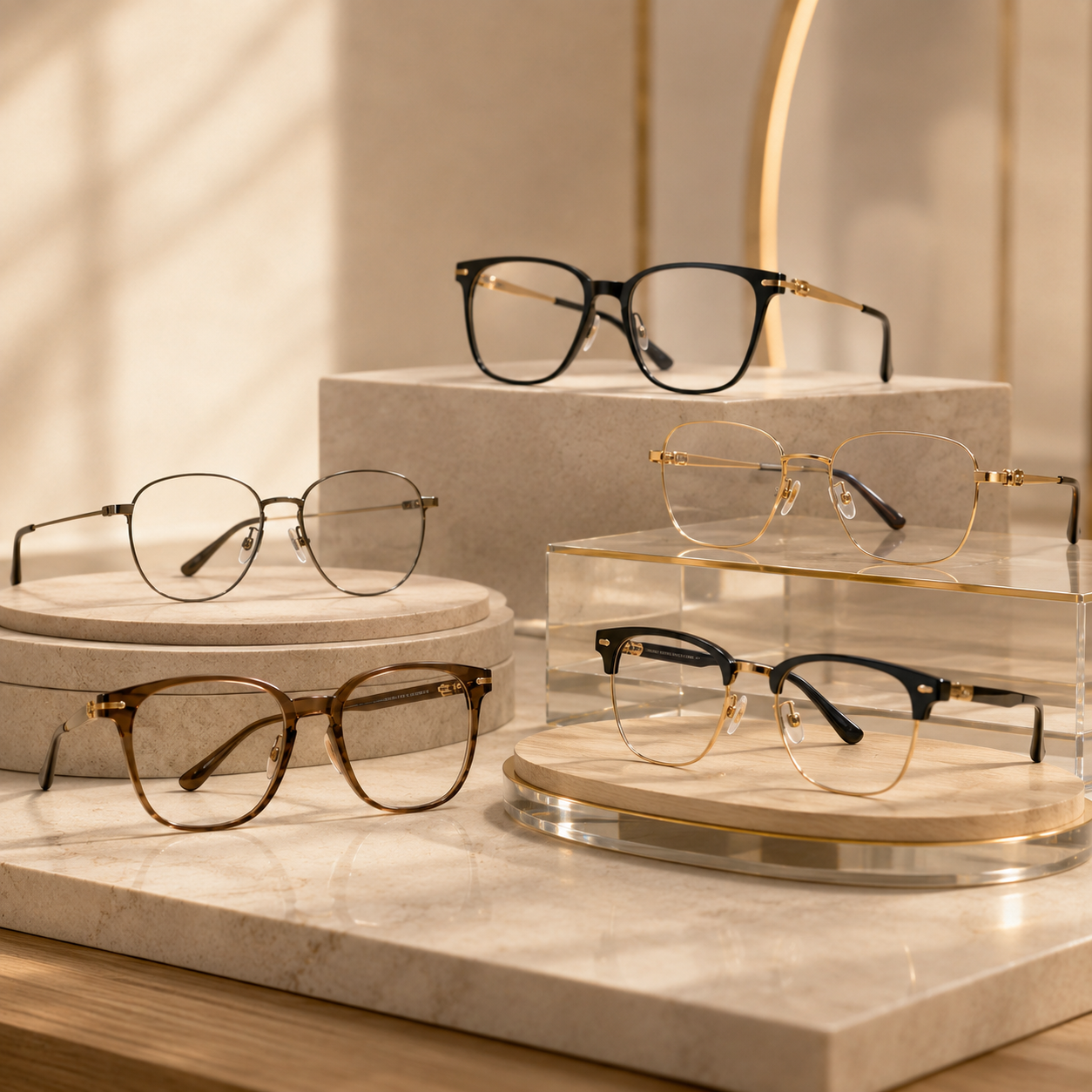 Optical frame collection