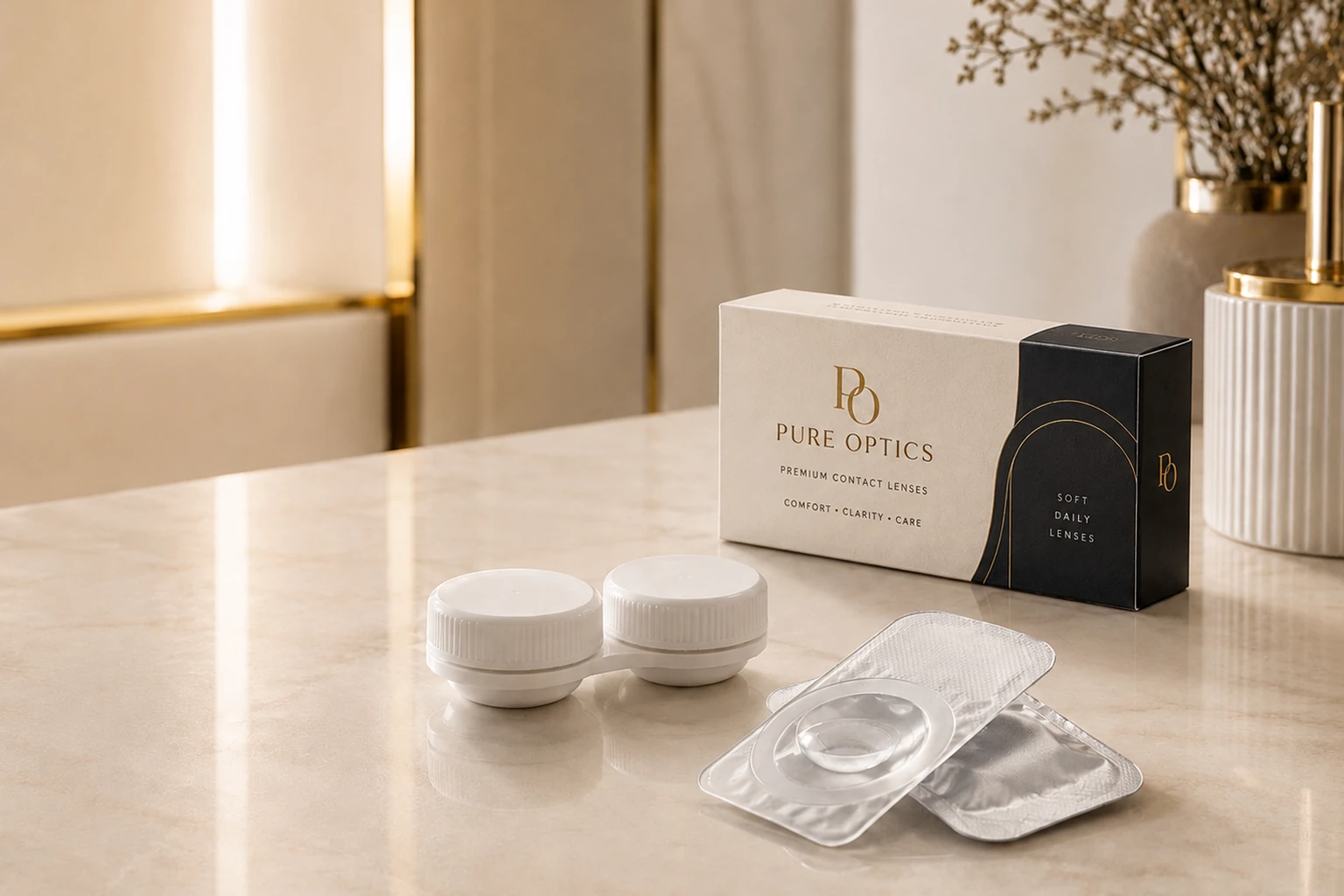 Contact lens guide by Pure Optics